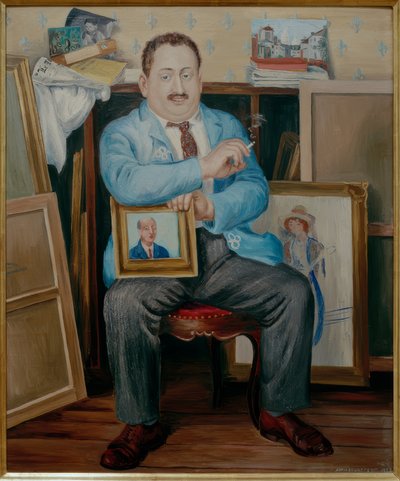 Portrait of Adolphe Basler by Arvid Fougstedt