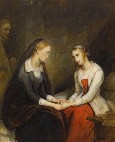 Effie and Jeanie Deans. After Walter Scott
