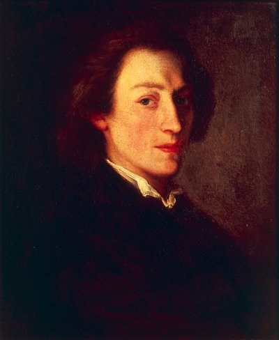 Portrait of Polish composer and pianist Frederic Chopin (1810 - 1849) by Ary Scheffer