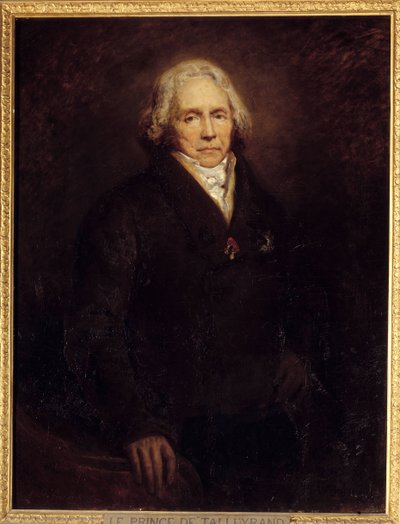 Portrait of Charles Maurice de Talleyrand Perigord by Ary Scheffer