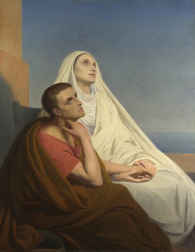 Saints Augustine and Monica, 1854 by Ary Scheffer