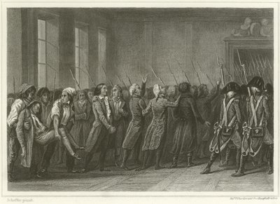 The Girondists Marched to Death by Ary Scheffer
