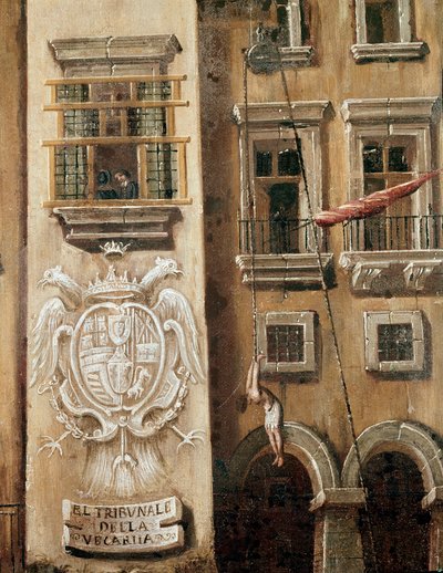 Place of the Court of the Vicaria in Naples During the Revolution of Masaniello (detail) by Ascanio Luciani