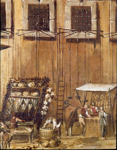 Court of the Vicaria in Naples during the Revolution of Masaniello (detail) by Ascanio Luciani