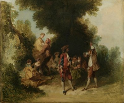 Manhood, after Nicholas Lancret, 1840 by Asher Brown Durand