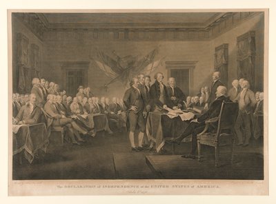 The Declaration of Independence of the United States of America by Asher Brown Durand