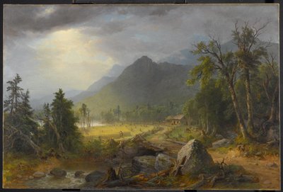 The First Harvest in the Wilderness by Asher Brown Durand