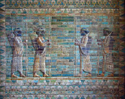 The Archers frieze from Darius I palace at Susa by Assyrian