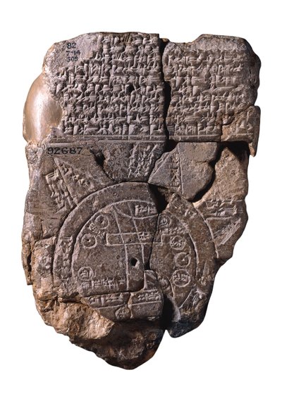 The Babylonian Map of the World by Assyrian