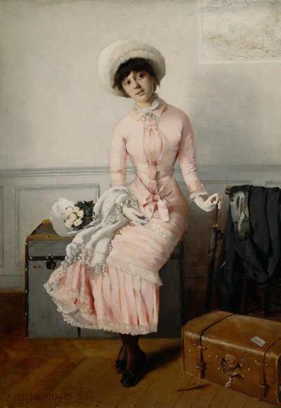 Maggie ready for travel by Asta Norregaard