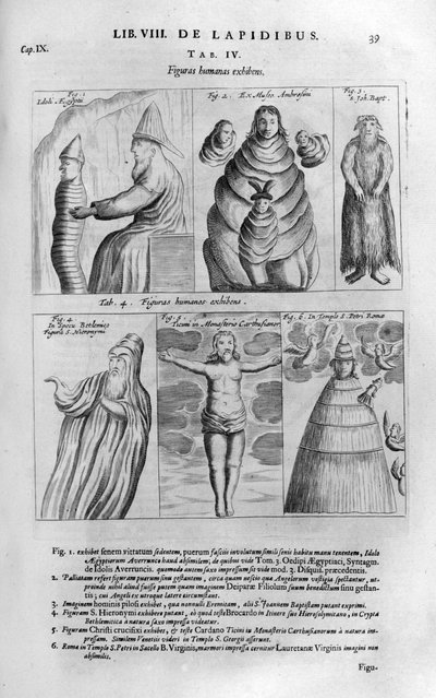 Human Figures, 1678 by Athanasius Kircher