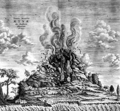 Etna in 1637 - in 