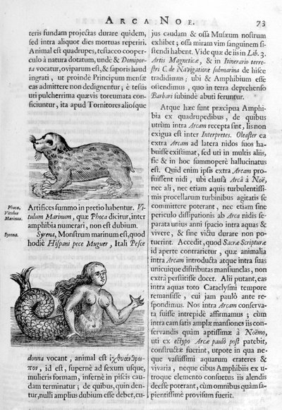 Mythical Creatures by Athanasius Kircher