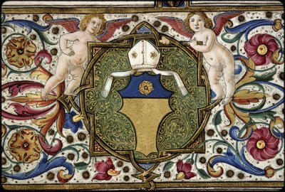 Missal of Thomas James: Detail of the Patron