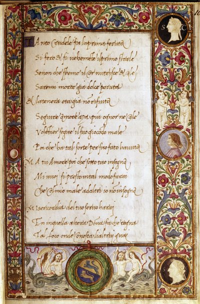 Page from the manuscript of 