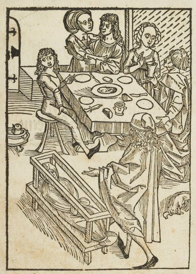 A Most Salutary Warning Against the False Love of This World - 1 by attributed to Albrecht Dürer