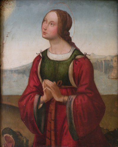 Saint Margaret Praying by attributed to Lorenzo Costa