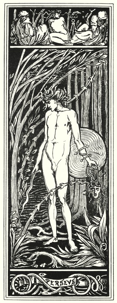 Perseus 1920 by Aubrey (after) Beardsley