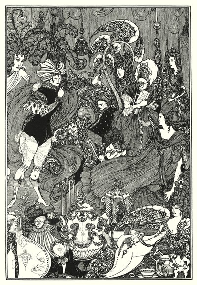 The Cave of Spleen (engraving) by Aubrey (after) Beardsley