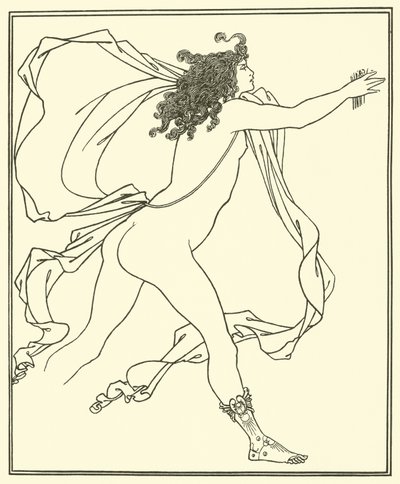 Apollo Pursuing Daphne by Aubrey Beardsley