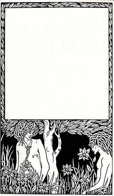 Design for Title-Page of Pagan Papers, 1893, 1914 by Aubrey Beardsley