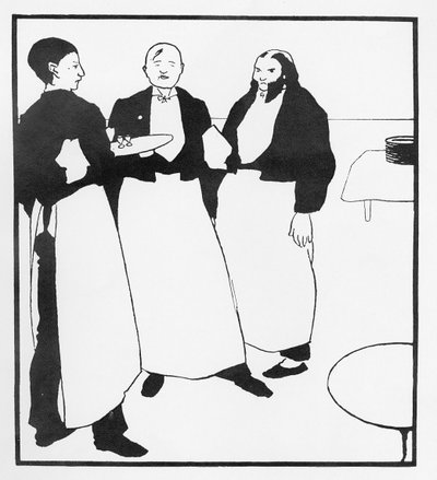Garcons de Cafe, Illustration from 
