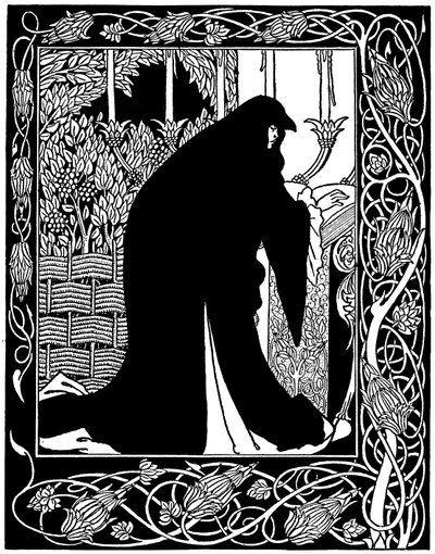 How Queen Guenever made her a nun, illustration from 