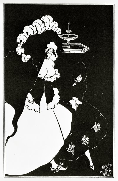 Messaline and companion returning from a brothel, c.1894 by Aubrey Beardsley