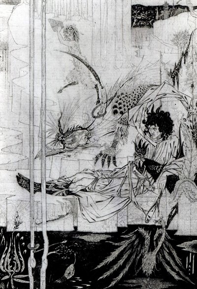 Now King Arthur Saw the Questing Beast and Thereof Had Great Marvel, from 