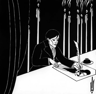 Self Portrait by Aubrey Vincent Beardsley by Aubrey Beardsley