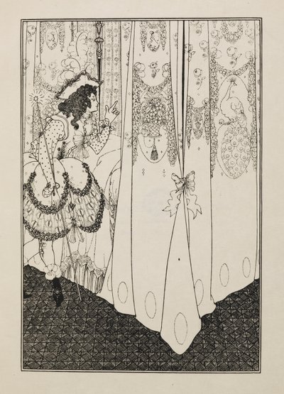 The Dream from a book of fifty drawings by Aubrey Beardsley