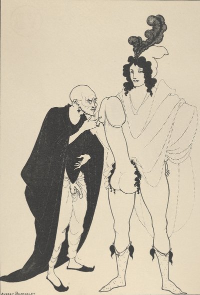 The Examination of the Herald, for The Lysistrata of Aristophanes by Aubrey Beardsley