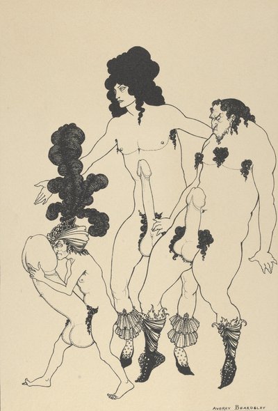 The Lacedemonian Ambassadors, for The Lysistrata of Aristophanes, ca. 1926 by Aubrey Beardsley