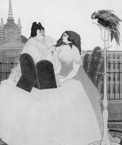 The Lady at the Dressing Table by Aubrey Beardsley