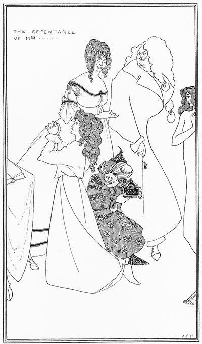 The Repentance of Mrs... by Aubrey Beardsley