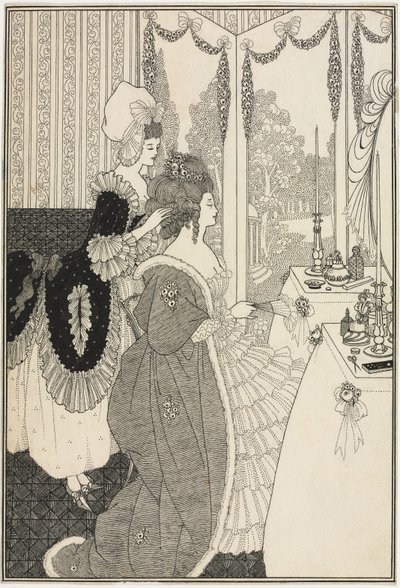 The Toilet, from The Rape of the Lock by Alexander Pope, c.1895-96 by Aubrey Beardsley