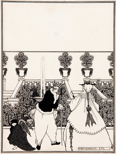 The Driving of Cupid from the Garden (preparatory drawing for the cover design of 