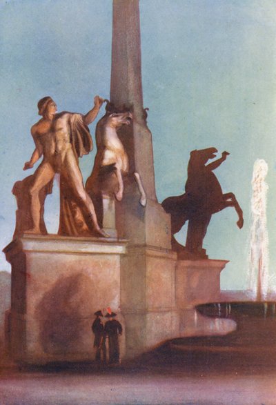 Rome: Monte Cavallo by the Quirinal by Aubrey Waterfield