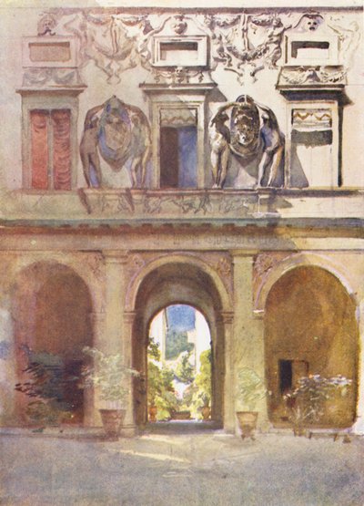 Rome: Palazzo Spada by Aubrey Waterfield