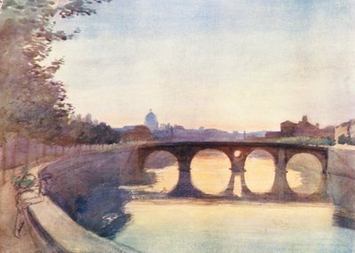 Rome: Ponte Sisto by Aubrey Waterfield