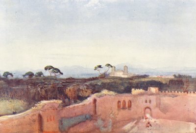 Rome: Villa Borghese from a Roof Top by Aubrey Waterfield