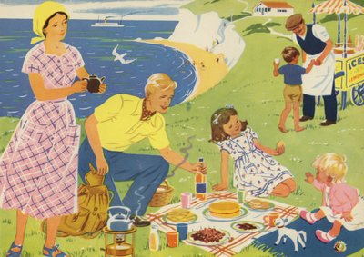 A picnic by Audrey Brunton