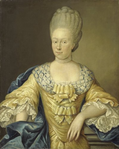 Adriana Johanna van Heusden, Wife of Johan Arnold Zoutman by August Christian Hauck