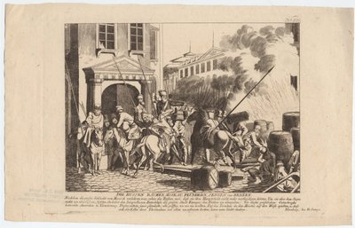 Evacuation of Moscow by the Russians by August Friedrich Andreas Campe