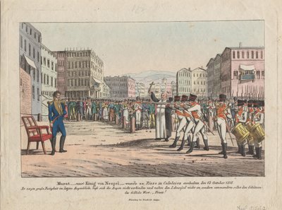 Execution of Joachim Murat by firing squad in Pizzo Calabro, October 13, 1815 by August Friedrich Andreas Campe