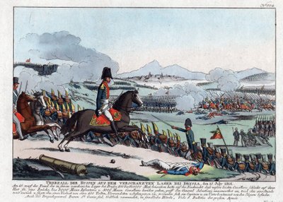 Russian Attack from the Entrenched Camp at Dryssa on 15 July 1812 by August Friedrich Andreas Campe