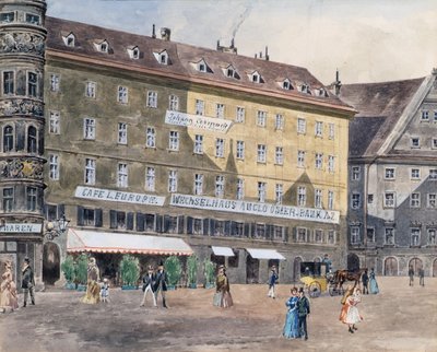 The Former Fire Site at Stephansplatz in Vienna with Café L