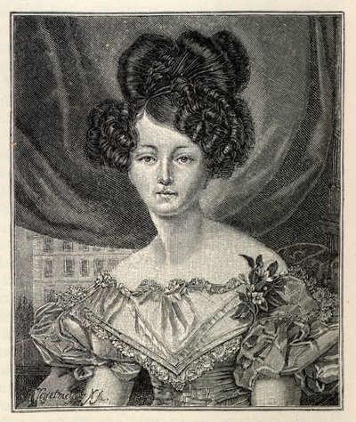 Augusta of Saxe-Weimar-Eisenach as Princess of Prussia by August Heinrich Ferdinand Tegetmeyer