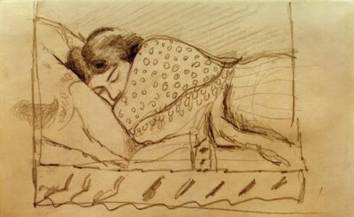 Elisabeth, Sleeping by August Macke