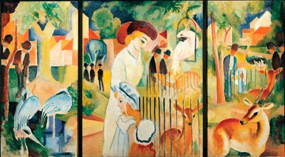 The Big Zoological Garden by August Macke